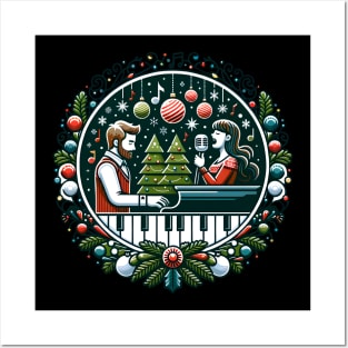 Musician in Christmas Posters and Art